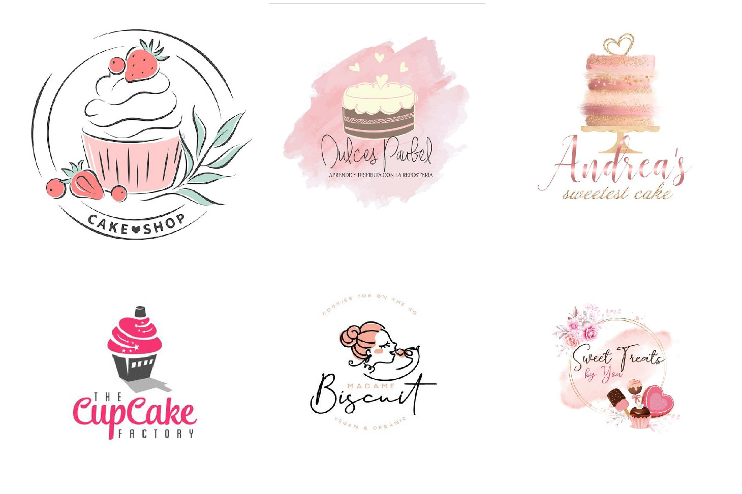  logo bánh ngọt
