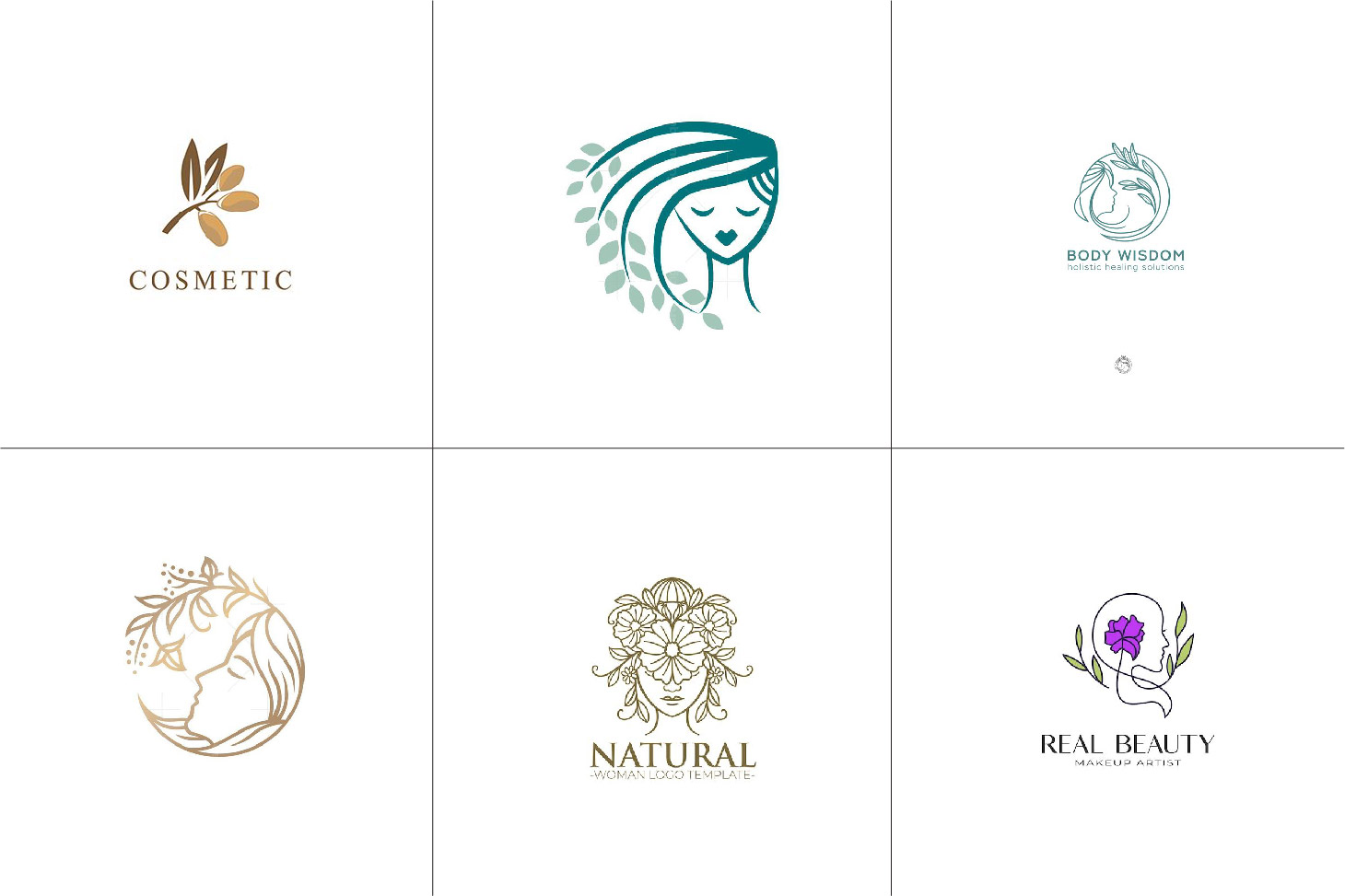 logo mỹ phẩm thiên nhiên