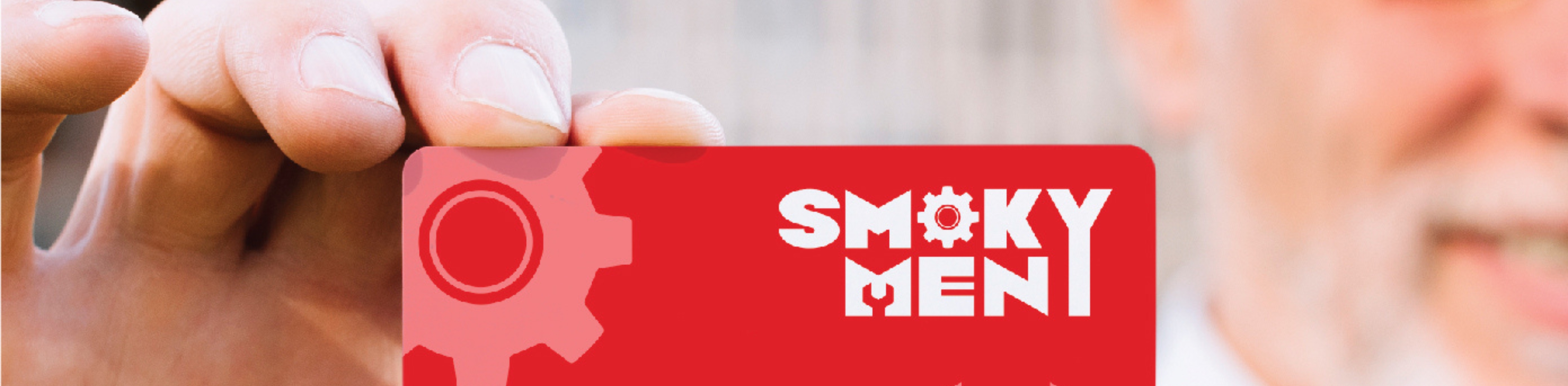 THIẾT KẾ LOGO THƯƠNG HIỆU SỬA CHỮA XE SMOKY MEN