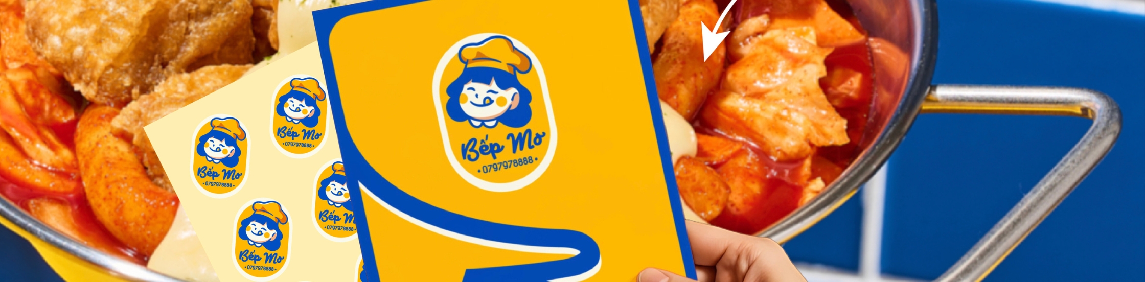 THIẾT KẾ LOGO BẾP MƠ