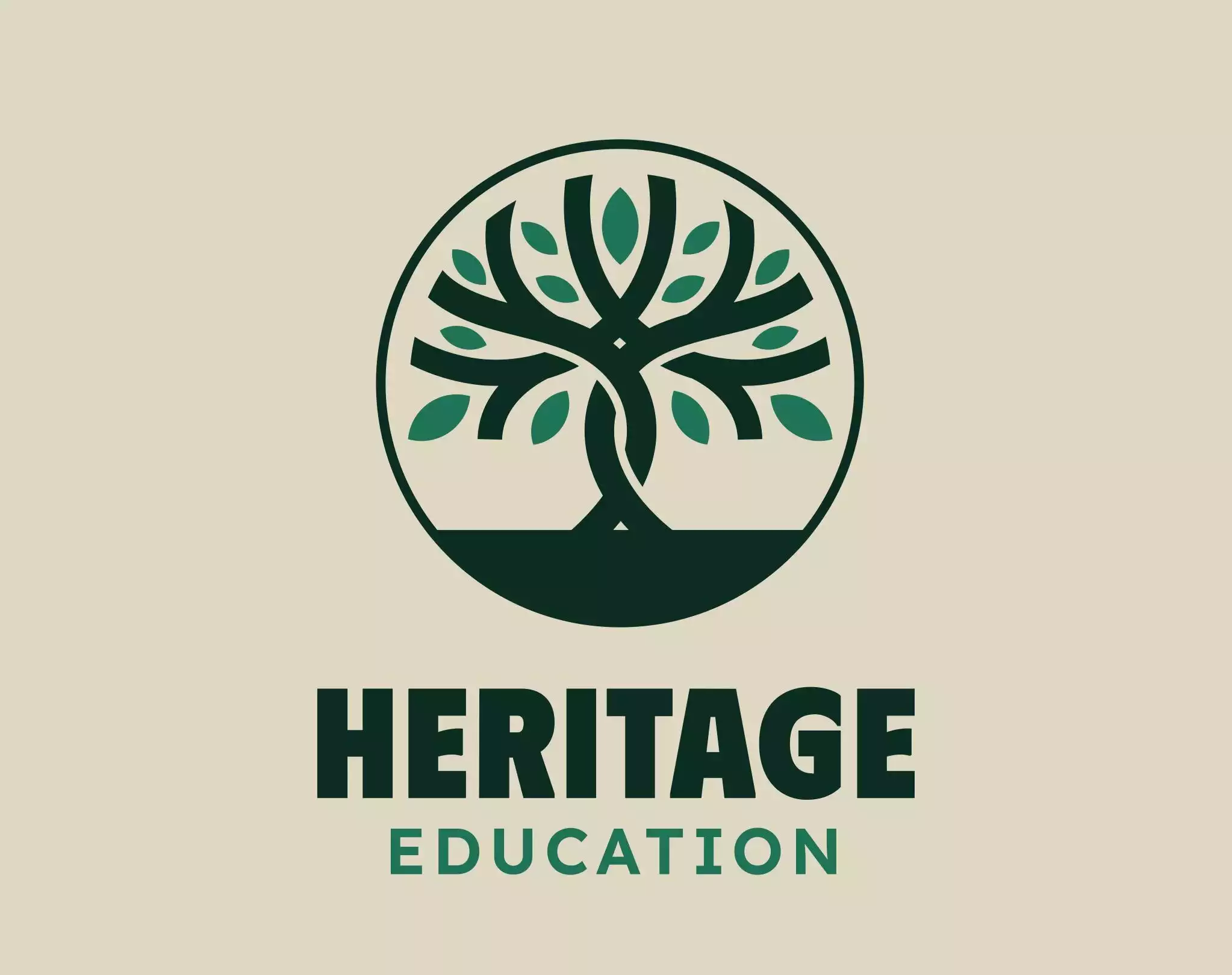 THIẾT KẾ LOGO DỰ ÁN HERITAGE EDUCATION