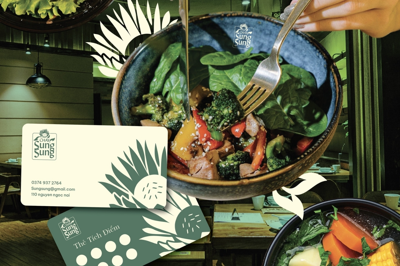 THIẾT KẾ PHIẾU TÍCH ĐIỂM CHO QUÁN ĂN - NHÀ HÀNG