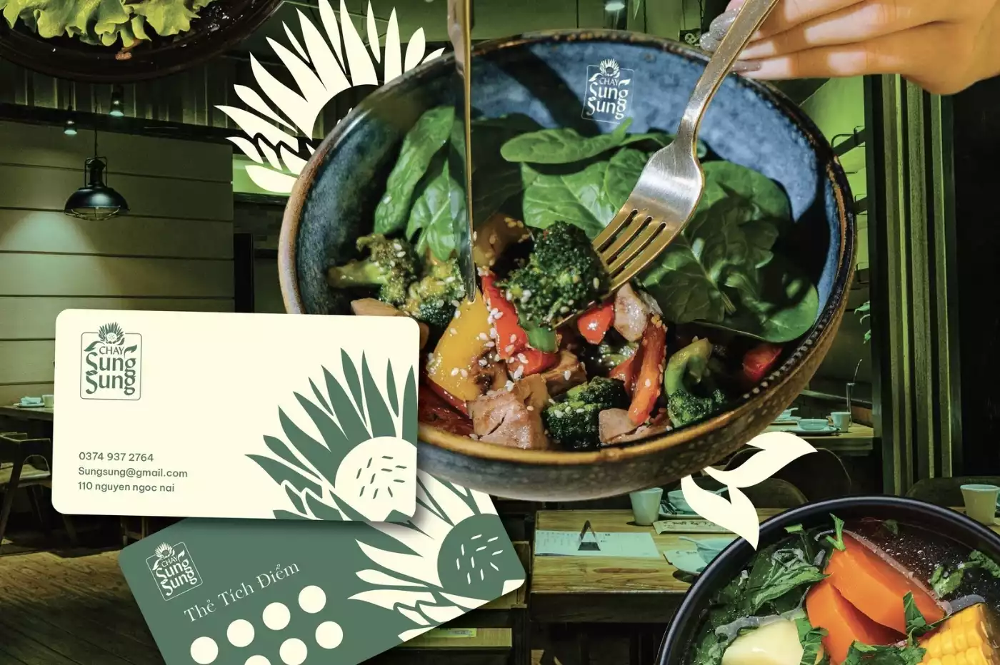 THIẾT KẾ PHIẾU TÍCH ĐIỂM CHO QUÁN ĂN - NHÀ HÀNG