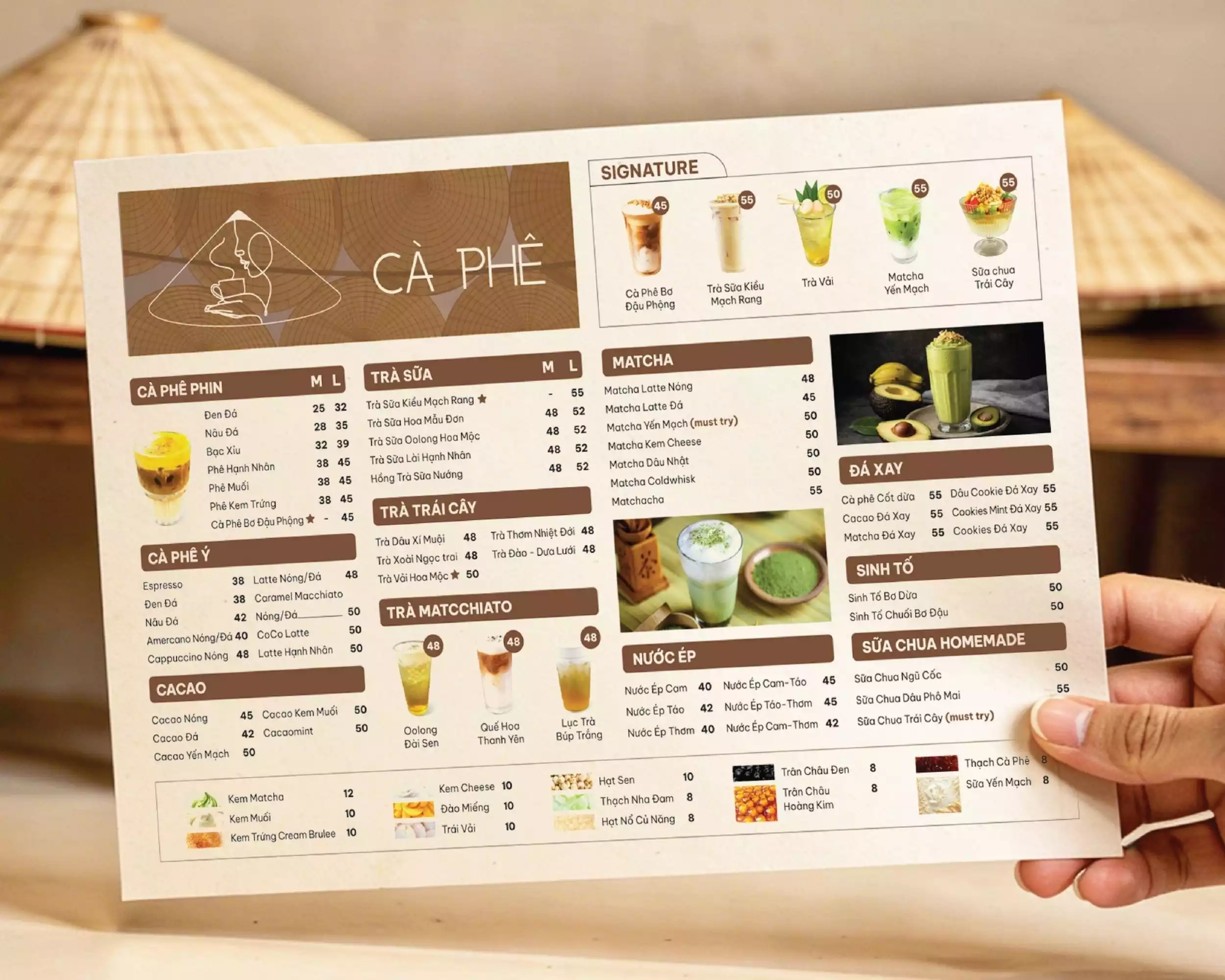 20+ MẪU THIẾT KẾ MENU ĐỒ UỐNG ĐẸP MỚI NHẤT 2026