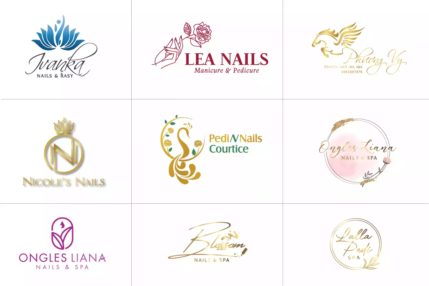 27+ mẫu logo ngành làm đẹp sáng tạo nhất