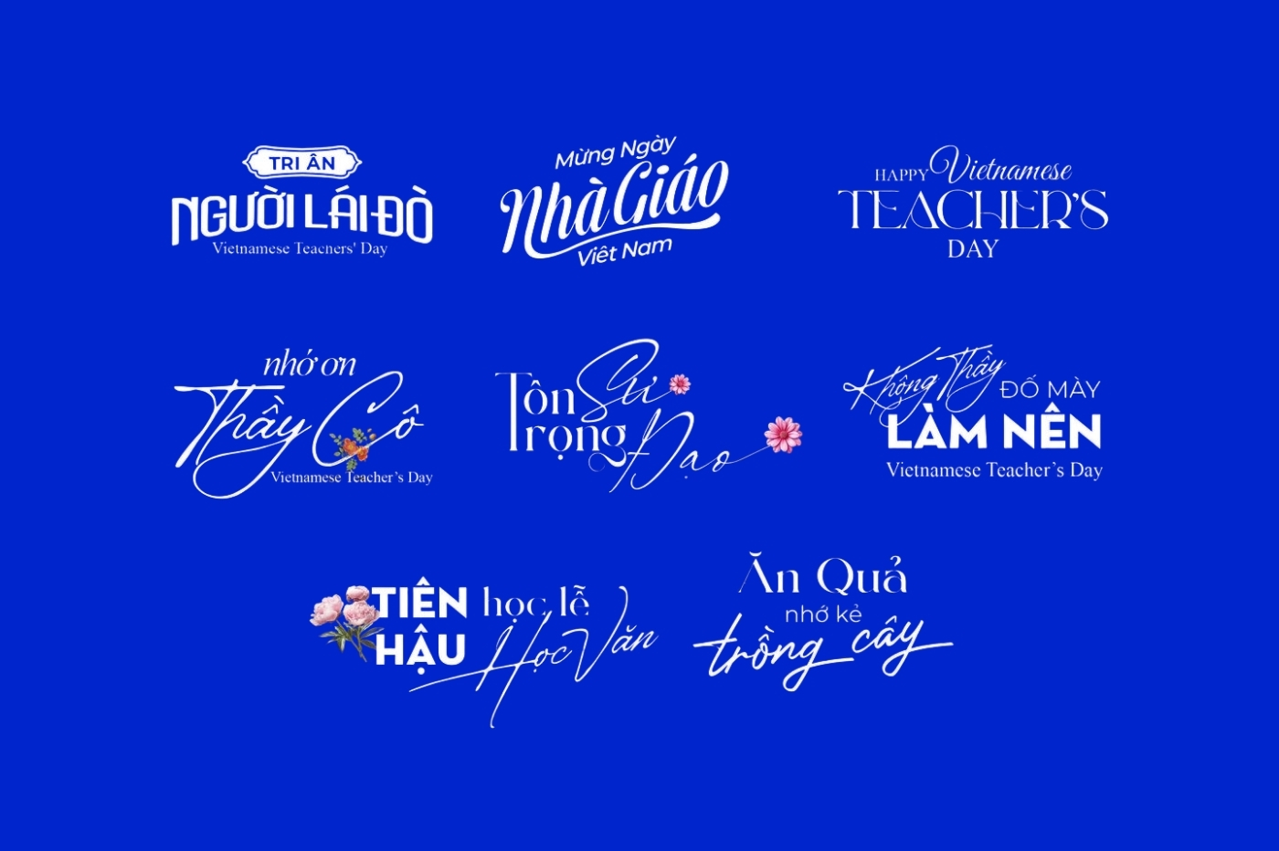 FONT CHỮ 20/11 PHÙ HỢP KẾT HỢP CHO LỜI CHÚC 20/11: GIÚP THIỆP TRI ÂN TINH TẾ GẤP BỘI