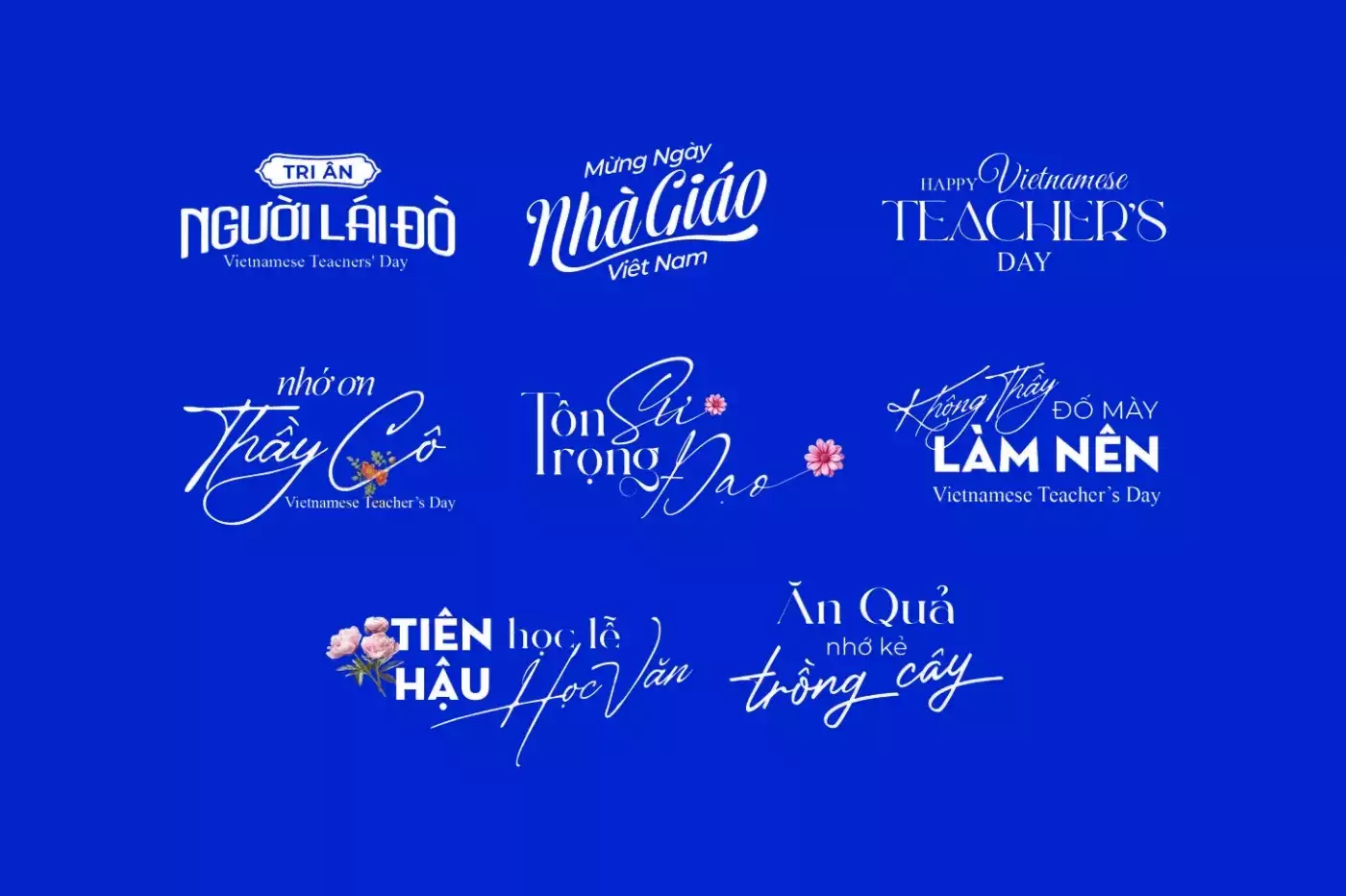 FONT CHỮ 20/11 PHÙ HỢP KẾT HỢP CHO LỜI CHÚC 20/11: GIÚP THIỆP TRI ÂN TINH TẾ GẤP BỘI