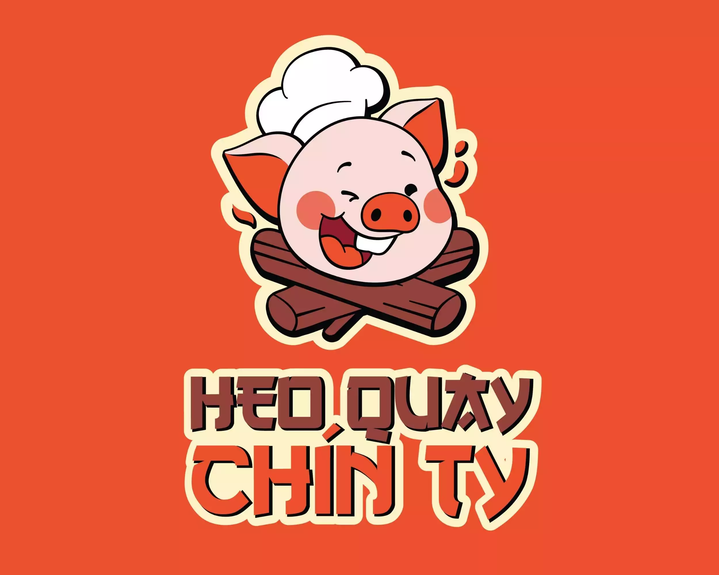 THIẾT KẾ LOGO HEO QUAY CHÍN TÝ
