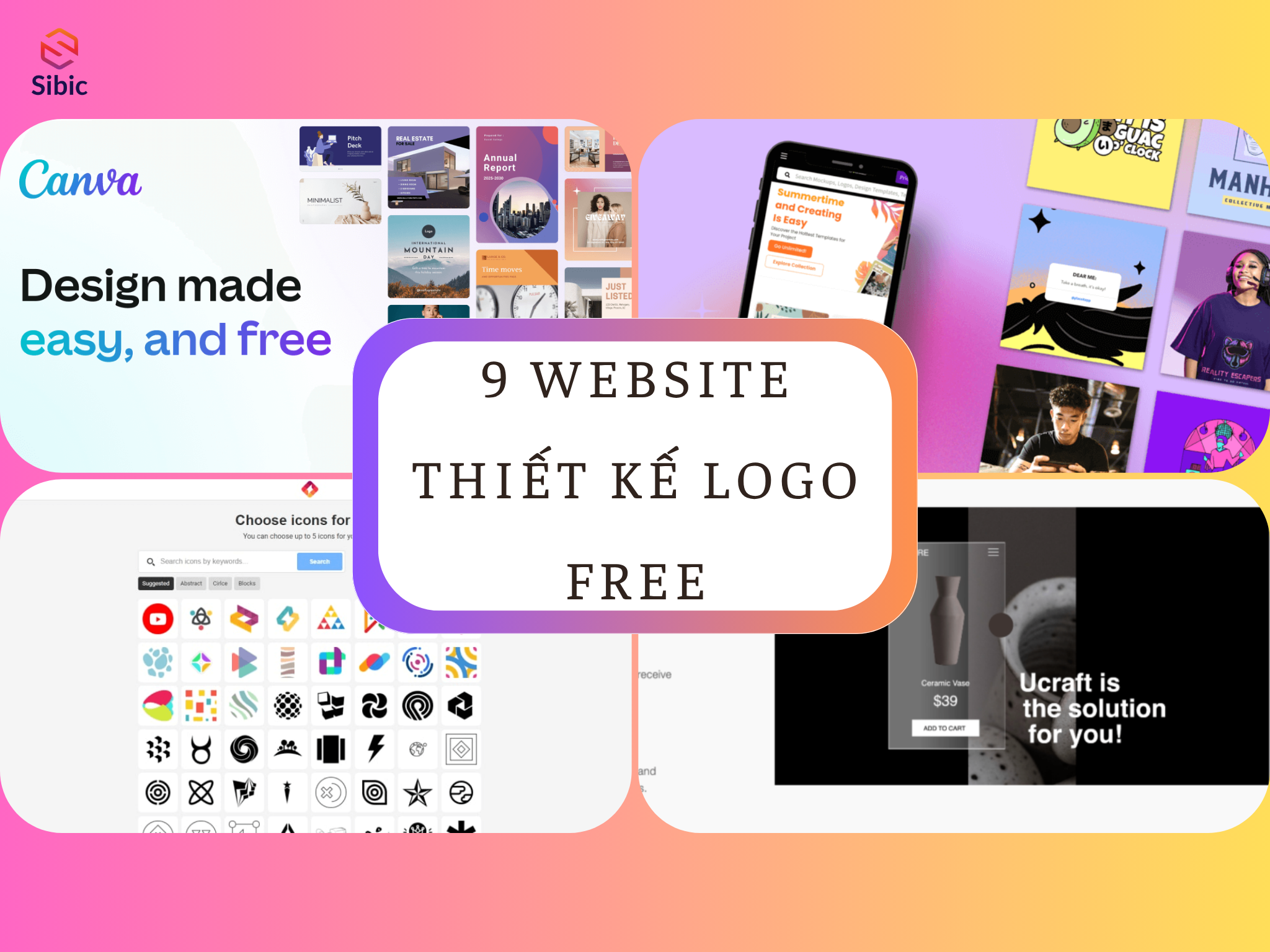 9 WEBSITE THIẾT KẾ LOGO MIỄN PHÍ TIỆN LỢI NHẤT 2025