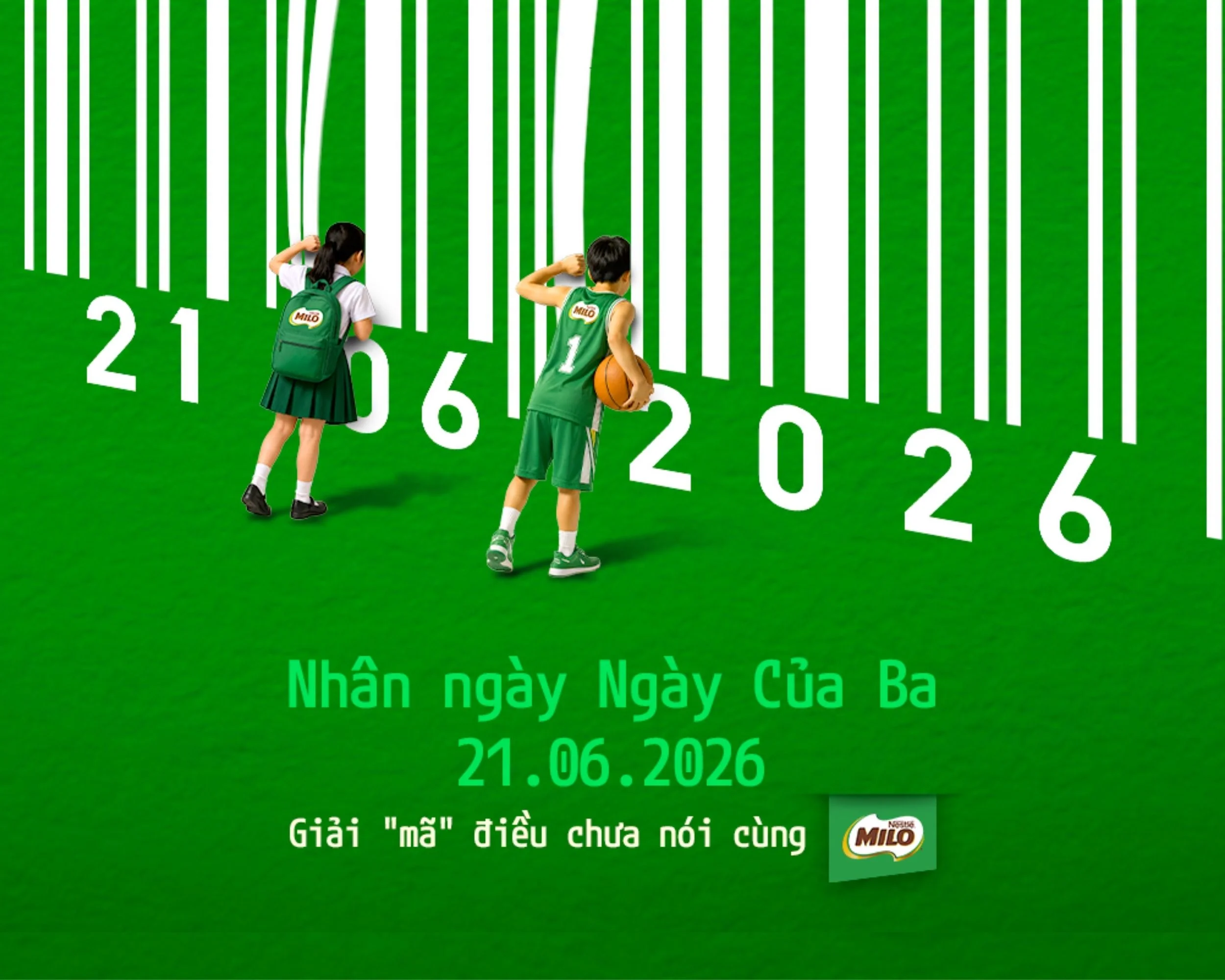 CHIẾN DỊCH “BA CODES OF LOVE”: KHI MILO BIẾN BARCODE THÀNH MẬT MÃ YÊU THƯƠNG CỦA BỐ