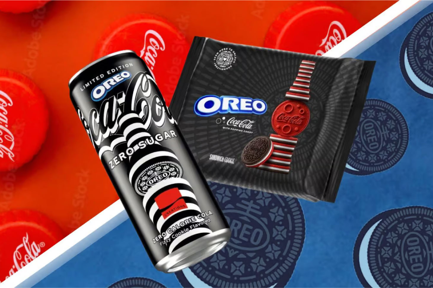 THIẾT KẾ BAO BÌ MỚI TỪ SỰ KẾT HỢP THƯƠNG HIỆU COCA-COLA VÀ OREO