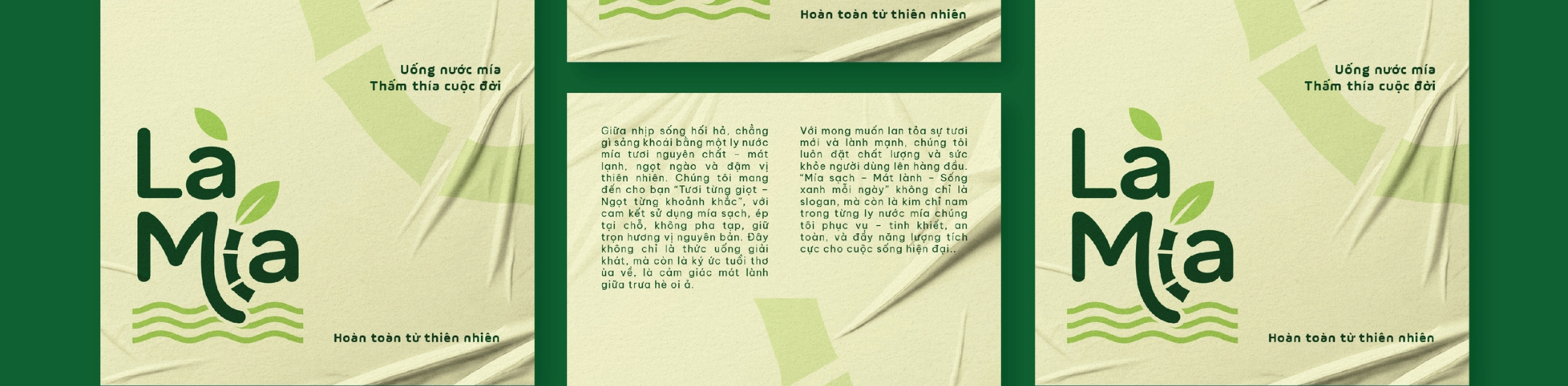 THIẾT KẾ LOGO THƯƠNG HIỆU ĐỒ UỐNG LÀ MÍA