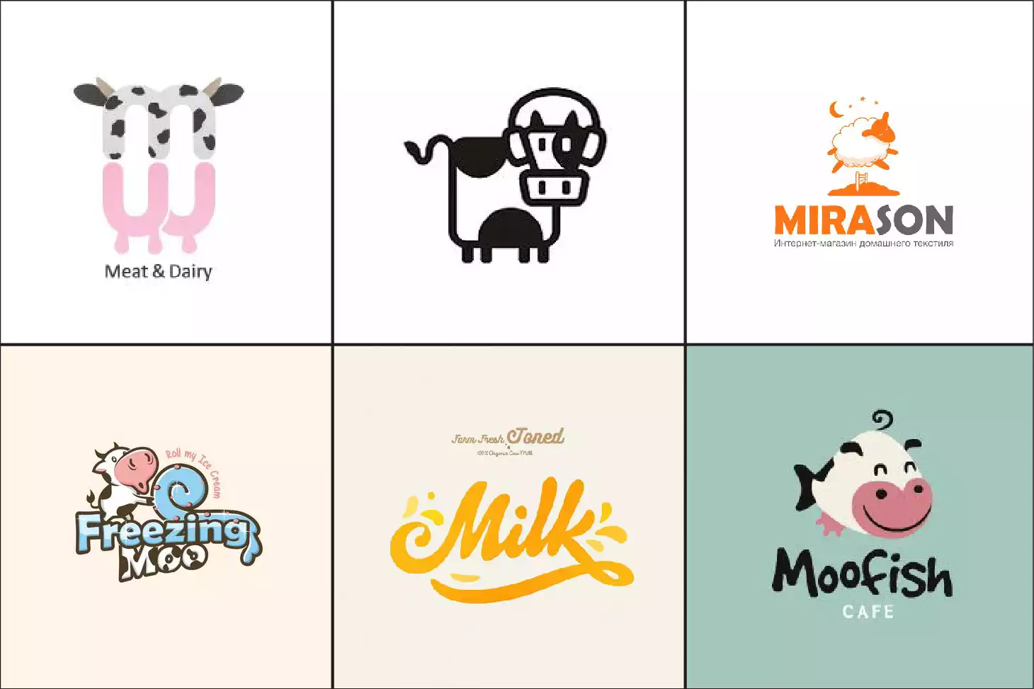 Tổng hợp 27 mẫu logo cửa hàng sữa đẹp nhất