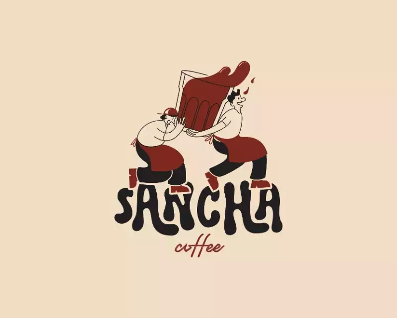 THIẾT KẾ LOGO SANCHA COFFEE