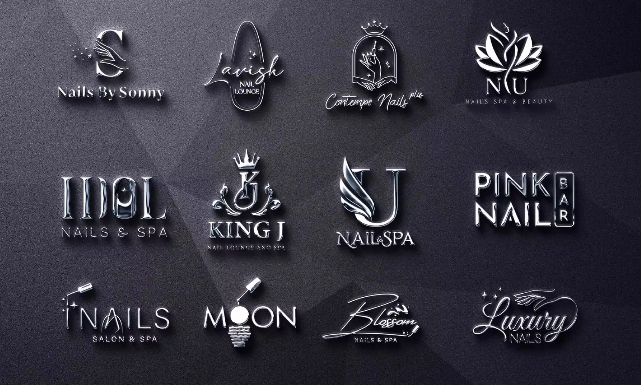 27 mẫu thiết kế logo nail spa ấn tượng năm 2023