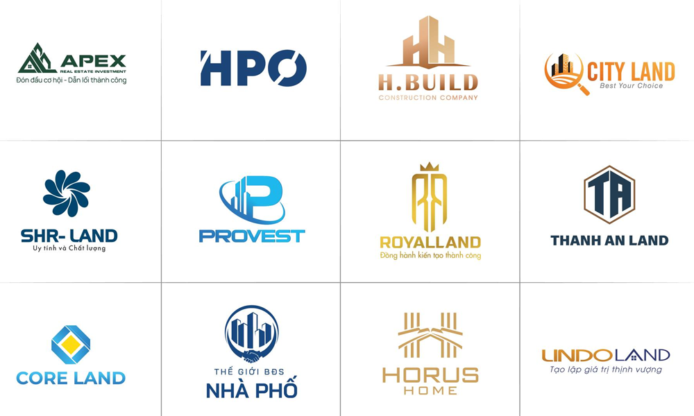 17 mẫu thiết kế logo bất động sản đẹp ấn tượng năm 2023