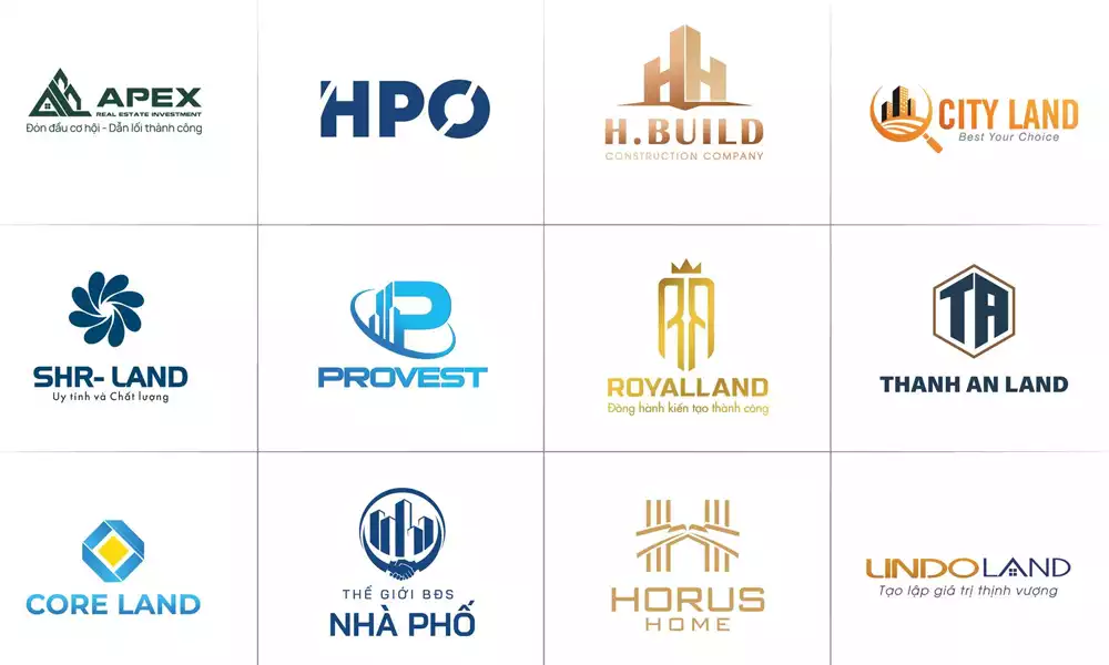 17 mẫu thiết kế logo bất động sản đẹp ấn tượng năm 2023