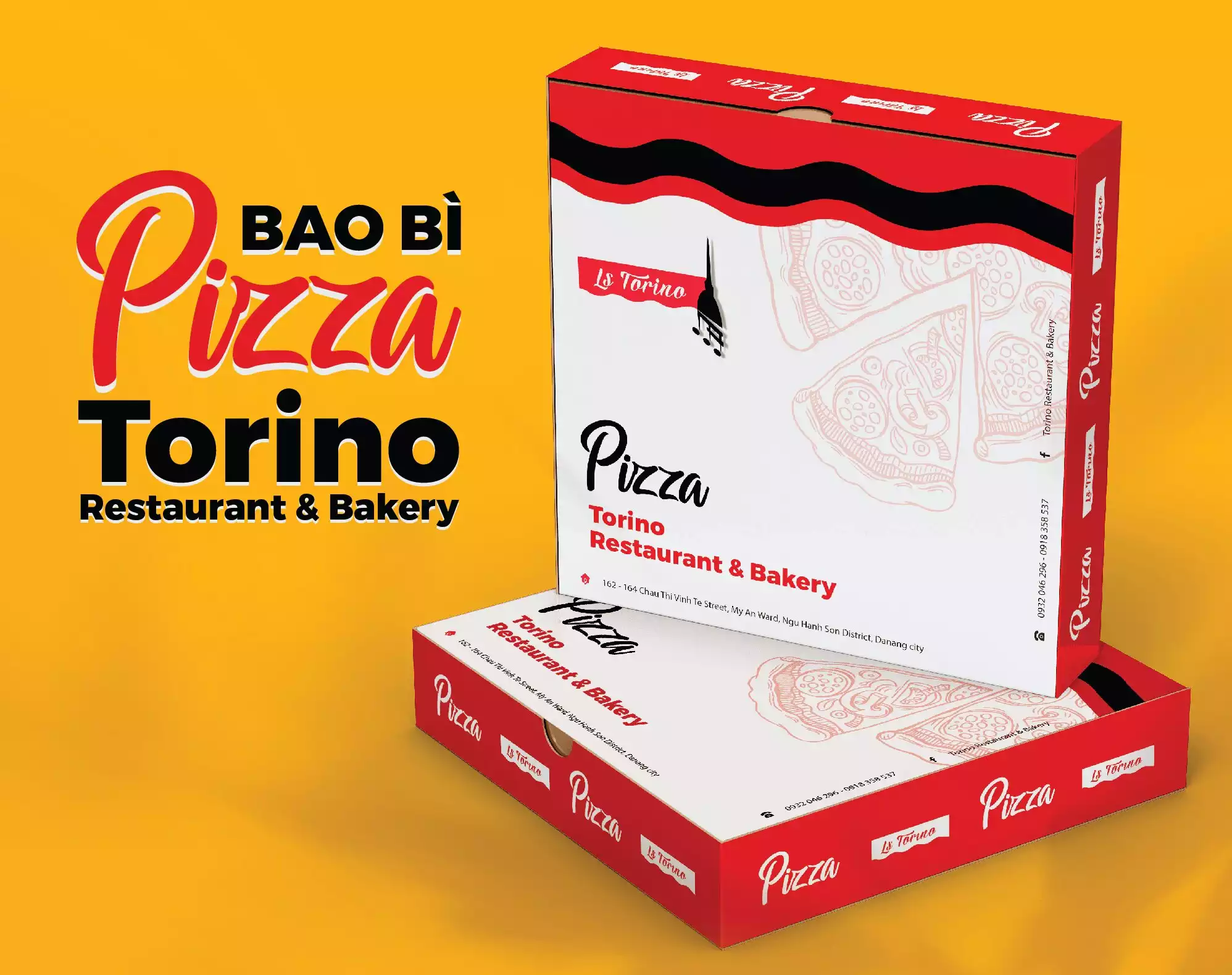 THIẾT KẾ BAO BÌ PIZZA TORINO