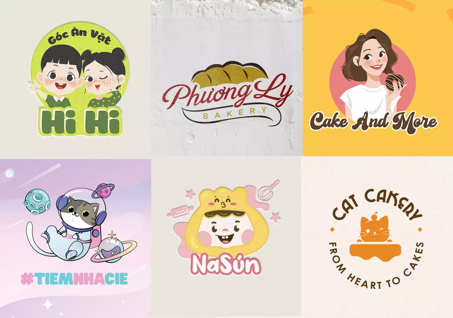 5 ý tưởng thiết kế logo tiệm bánh cực thu hút năm 2023