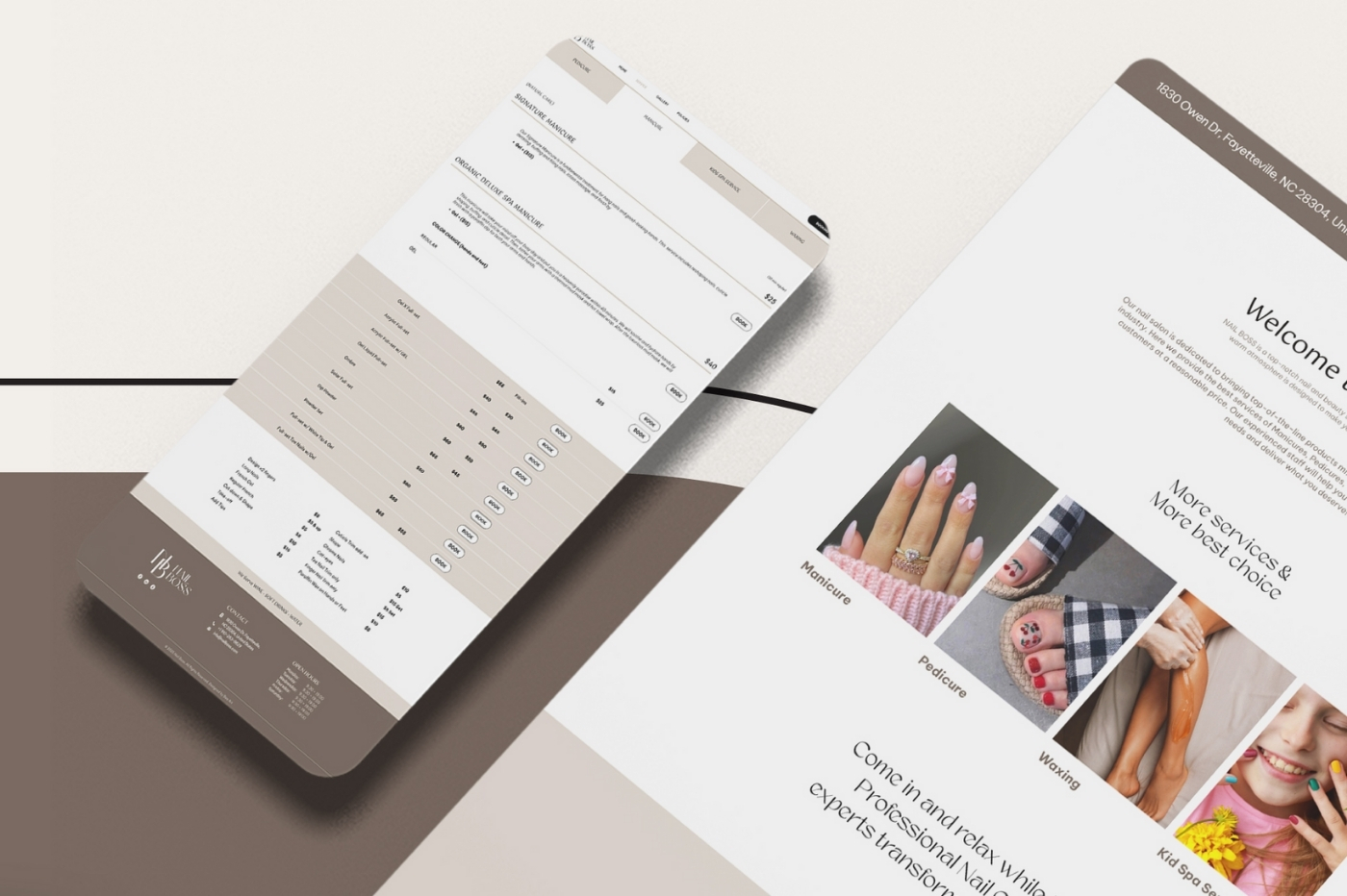 7+ MẪU THIẾT KẾ WEBSITE TIỆM NAIL SANG, XỊN, MỊN