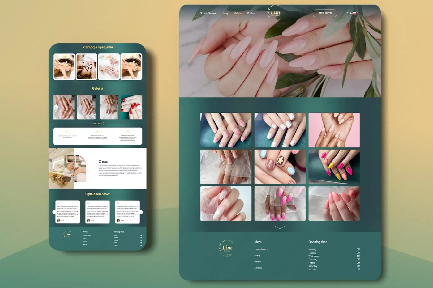 LƯU Ý VỀ MÀU SẮC KHI THIẾT KẾ WEBSITE TIỆM NAIL