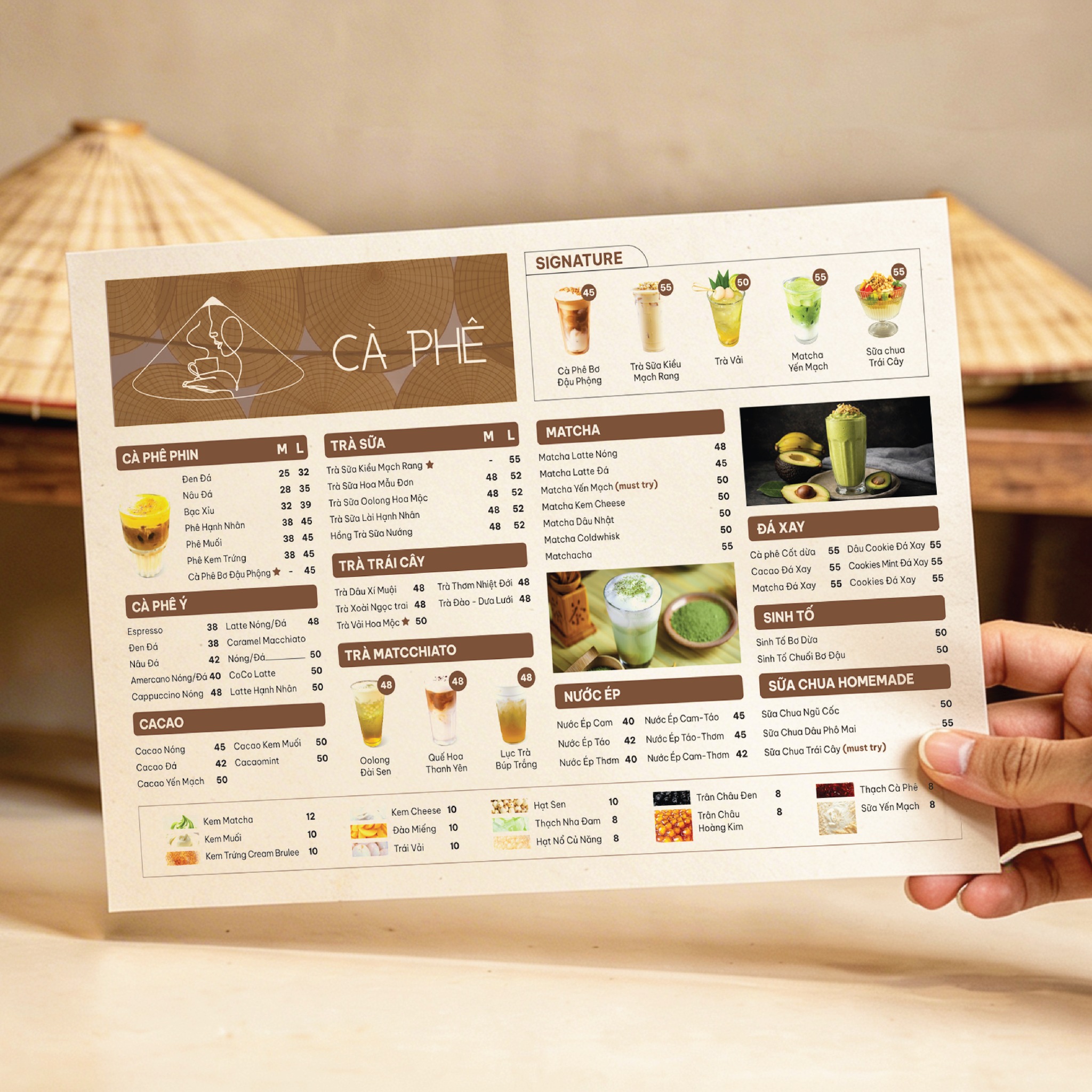 20+ MẪU THIẾT KẾ MENU ĐỒ UỐNG ĐẸP MỚI NHẤT 2026