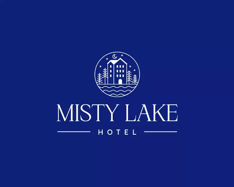 THIẾT KẾ LOGO KHÁCH SẠN MISTY LAKE HOTEL