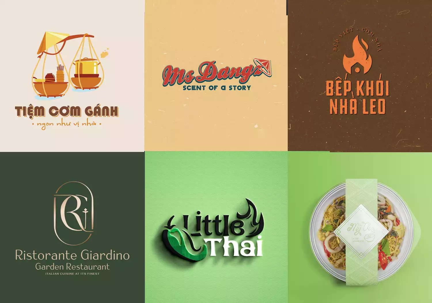 7 mẫu thiết kế logo ẩm thực ấn tượng năm 2023
