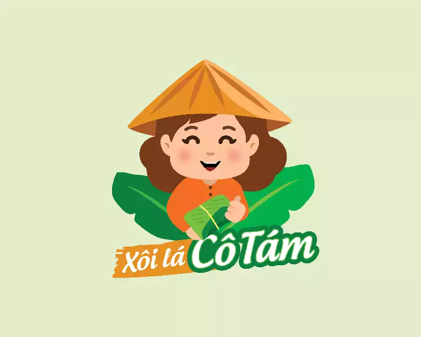 THIẾT KẾ BỘ NHẬN DIỆN NAICHA XÔI LÁ CÔ TẤM