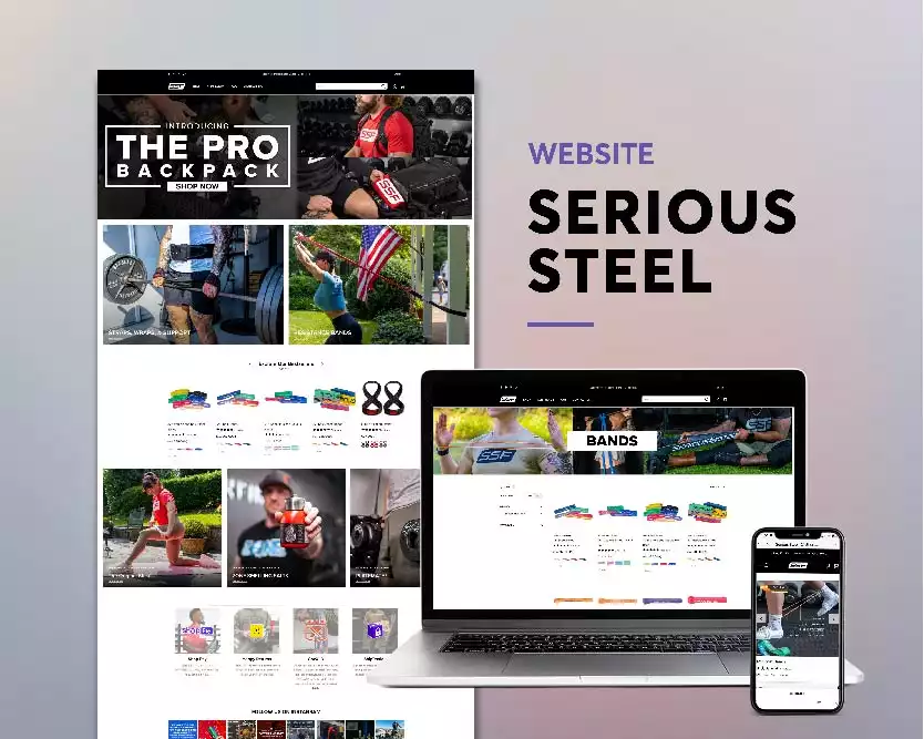 Thiết kế Website Serious Steel