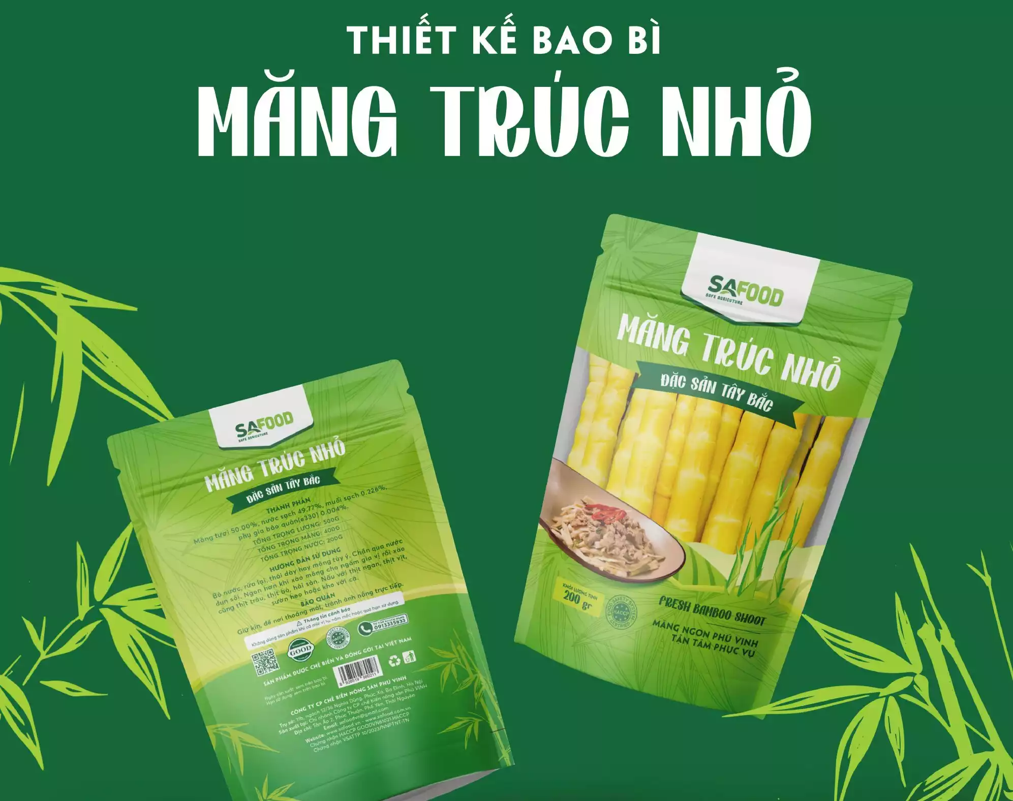 THIẾT KẾ BAO BÌ MĂNG TRÚC NHỎ