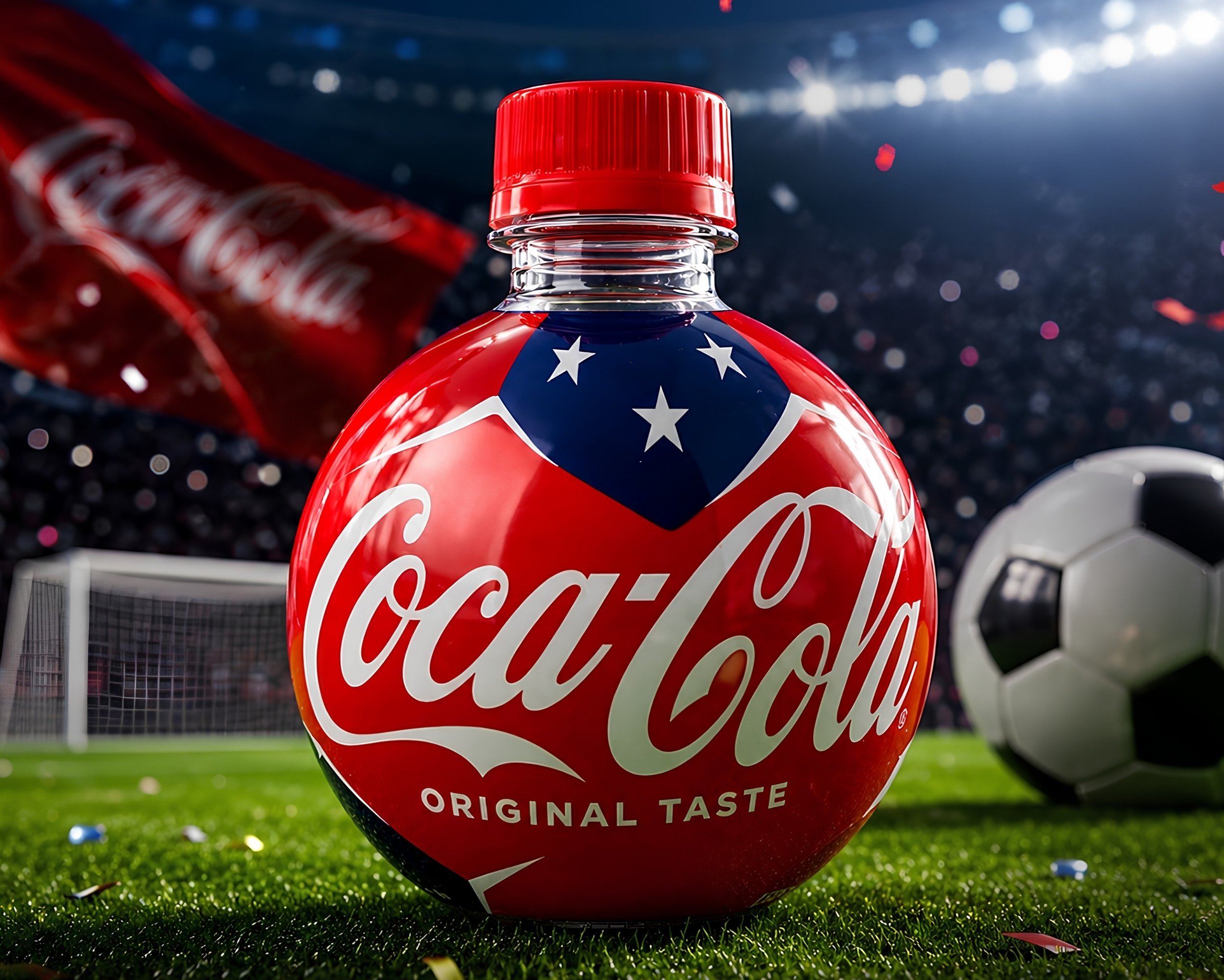 COCA COLA HÌNH QUẢ BÓNG ĐÁ – SIÊU PHẨM MÙA FIFA WORLD CUP 2026