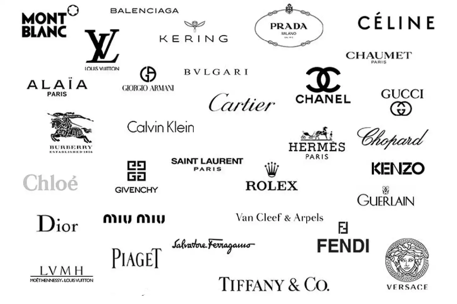 Tổng hợp 10 Logo thương hiệu thời trang nổi tiếng bậc nhất
