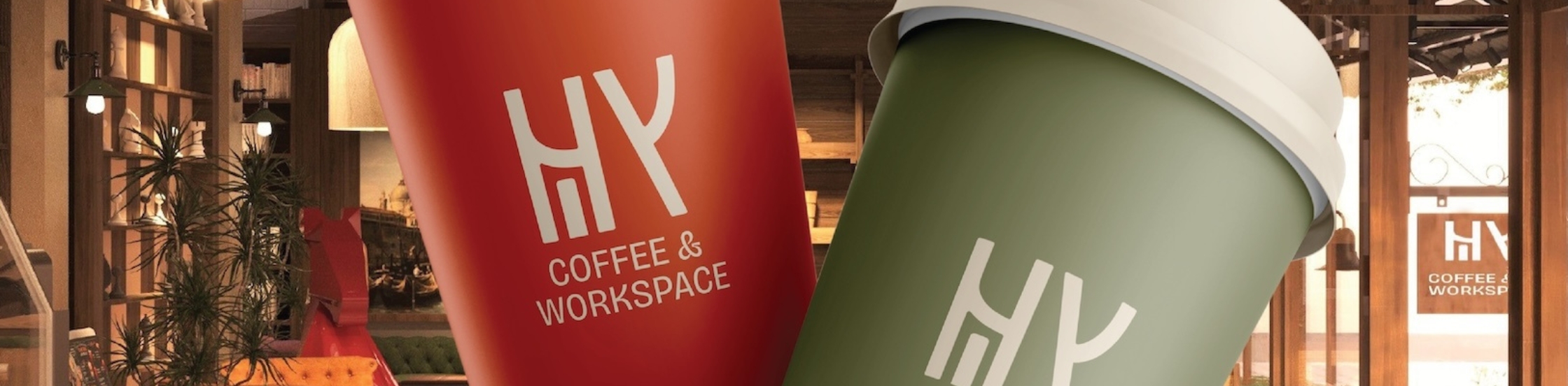 THIẾT KẾ LOGO HY COFFEE & WORKSPACE