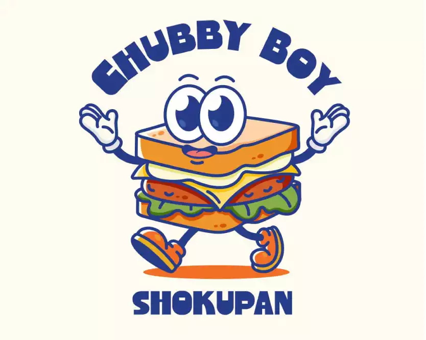 THIẾT KẾ LOGO DỰ ÁN TIỆM BÁNH CHUBBY BOY SHOKUPAN