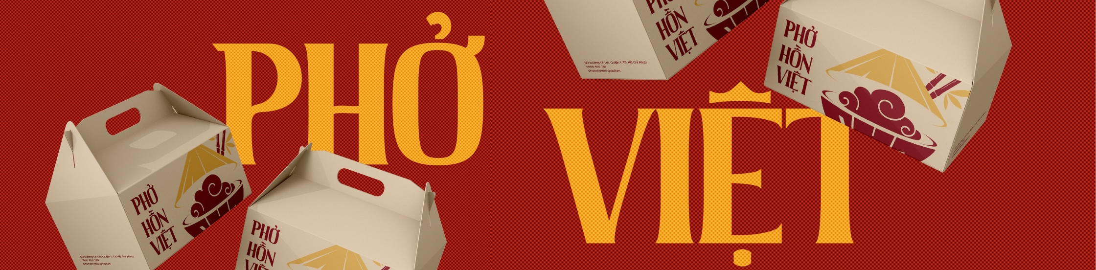 THIẾT KẾ LOGO THƯƠNG HIỆU PHỞ HỒN VIỆT