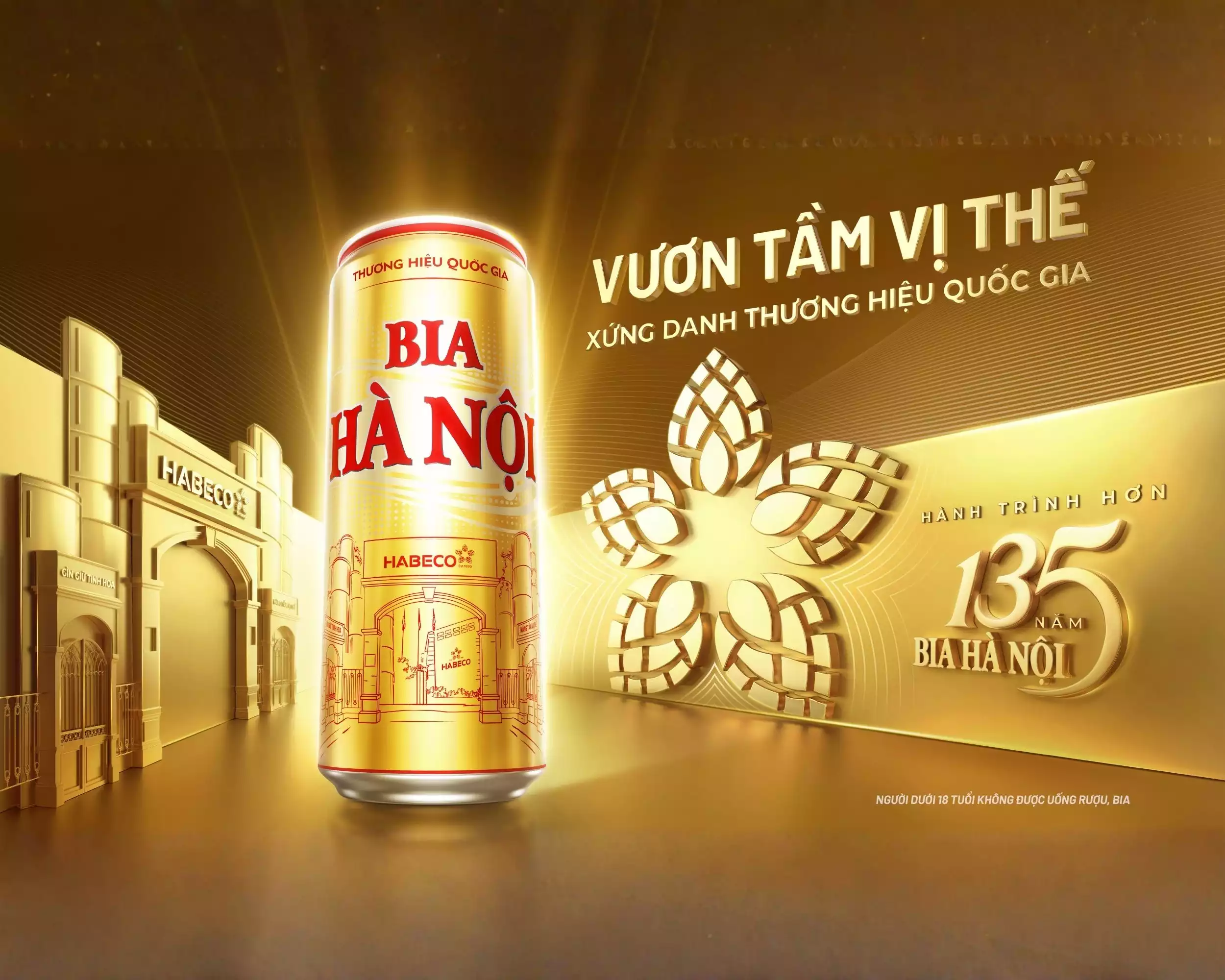 BIA HÀ NỘI RA MẮT PHIÊN BẢN LON MỚI: DẤU MỐC 135 NĂM ĐẦY TỰ HÀO CỦA MỘT THƯƠNG HIỆU QUỐC GIA