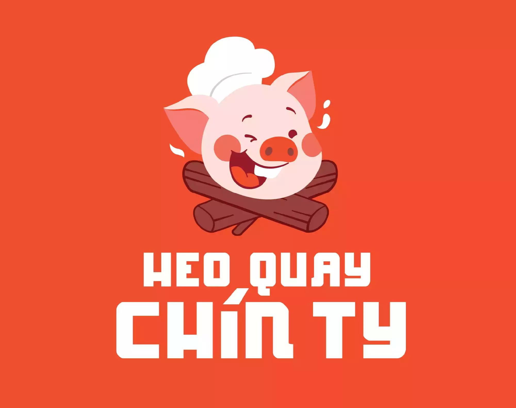 THIẾT KẾ LOGO DỰ ÁN HEO QUAY CHÍN TỴ