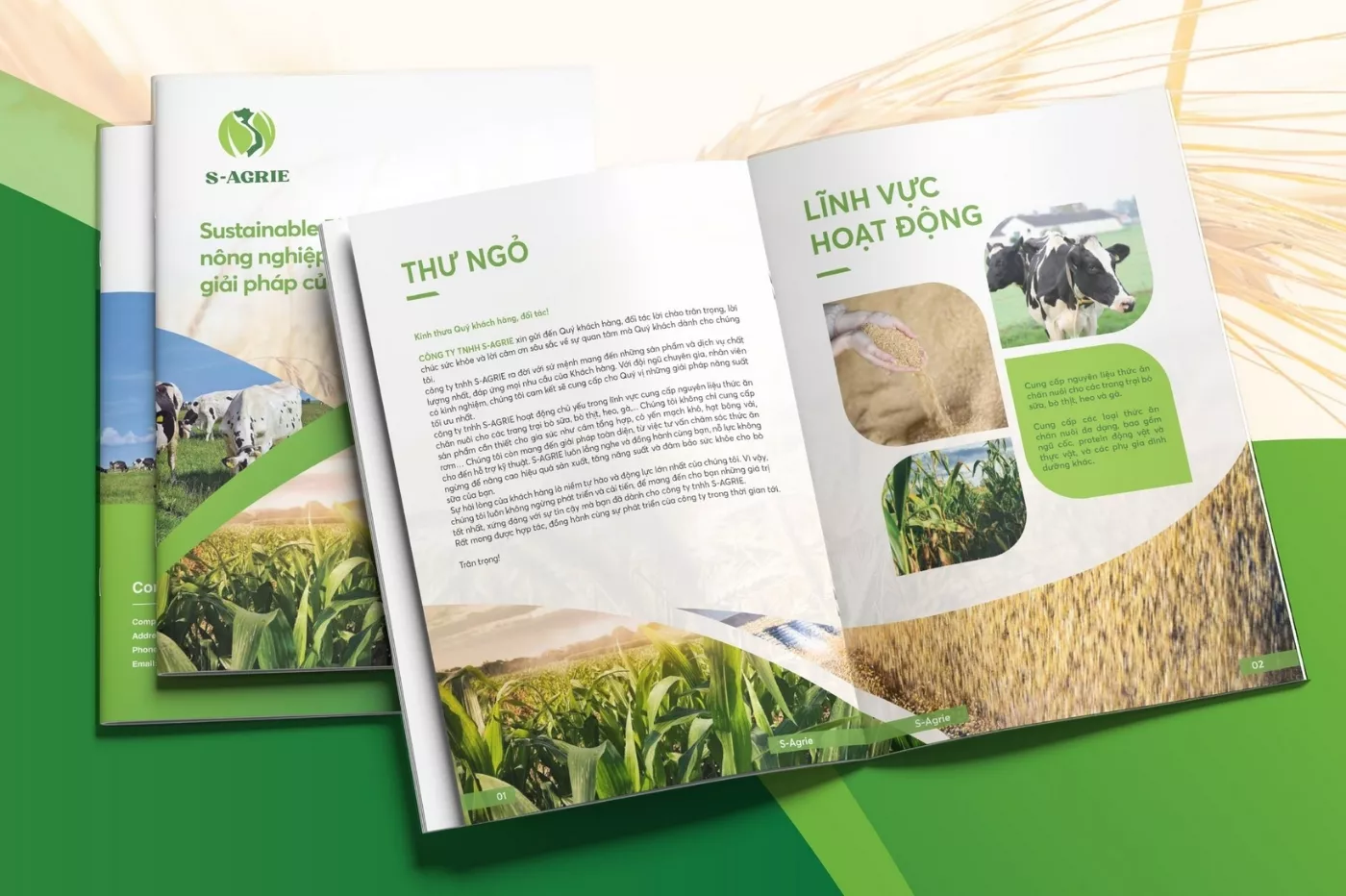 15 MẪU THIẾT KẾ PROFILE NÔNG NGHIỆP CHUẨN CHỈNH CHO DOANH NGHIỆP