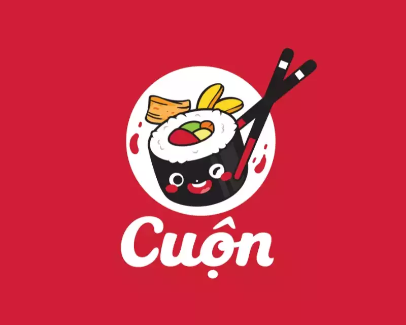 THIẾT KẾ LOGO QUÁN KIMBAP CUỘN