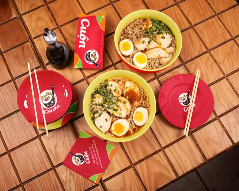 THIẾT KẾ BỘ NHẬN DIỆN THƯƠNG HIỆU CUỘN